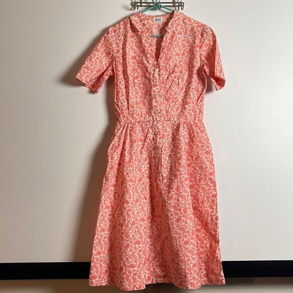Vintage McMullen shirt sleeve dress size M/L - Picture 1 of 8